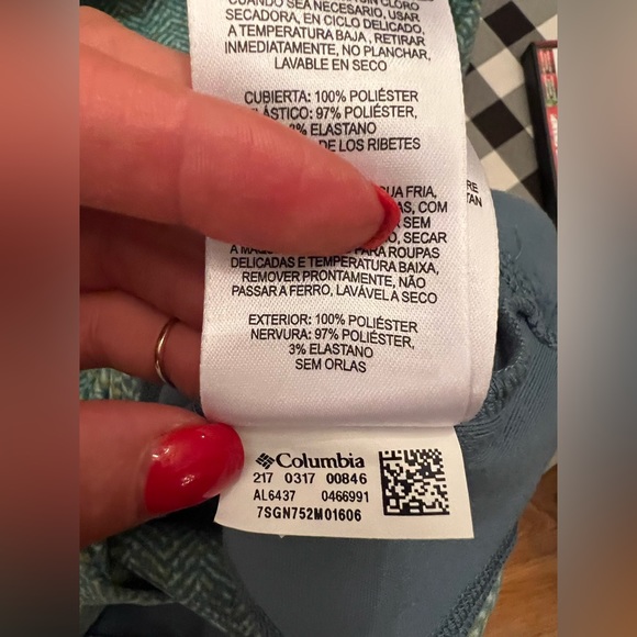 NWT Columbia Fleece Pullover Size SMALL Green Half Zip Sweatshirt - Picture 5 of 10